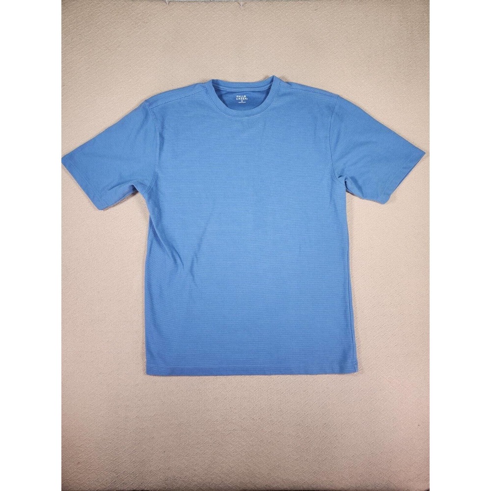 Falls Creek Shirt Mens Medium M Regular Fit Cotton Short Sleeve Crew Neck